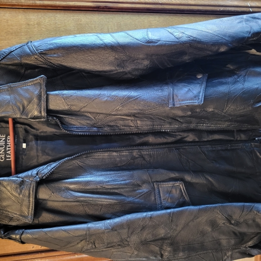 MENS LEATHER BOMBER JACKET